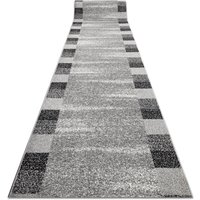 RugsX Silver Etna Runner in Grey | Size: 100 cm x 130 cm