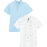 Cool Club Boy's 2-Pack Basic Polo Shirts in Light Blue | Size: 8 Years