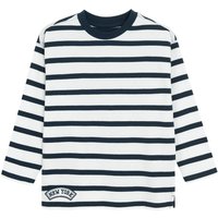 Cool Club Boy's Long Sleeve Striped T-Shirt in Navy | Size: 2 Years
