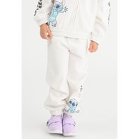 Cool Club Girl's Lilo & Stitch Printed Joggers in White | Size: 3 Years