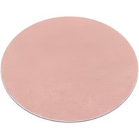 Rugsx - Modern Washing Carpet Lindo Circle Pink, Anti-slip, Shaggy Pink Circle 60 Cm
