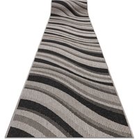 RugsX Sizal Floorlux Runner in Silver | Size: 100 cm x 280 cm