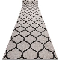 RugsX Sizal Floorlux Runner in Grey | Size: 70 cm x 200 cm