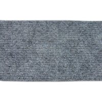 RugsX Wall-To-Wall Malta Rug in Grey | Size: 200 cm x 500 cm