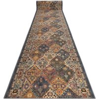 RugsX Anti-Slip Modern Runner in Beige | Size: 120 cm x 420 cm