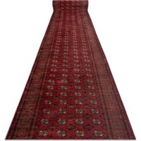 RugsX Anti-Slip Lotus Runner in Red | Size: 100 cm x 410 cm