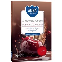 KDMD Set of 6 Scented Tealights - Chocolate & Sour Cherry