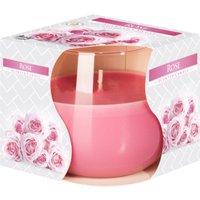Scented Glass Jar Candle Rose