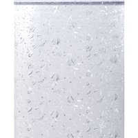 Berkfield Home Window Film Frosted Flowers Pattern 45x500 cm PVC in Black