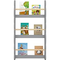 Bookcase Wall Shelf Wooden Bookshelf Storage Display Rack Book Organizer