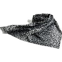 Blue Chilli Women's Wool Scarf Printed New Wool & Silk Mix Scarf in Black