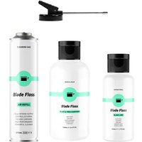 Gamma+ Blade Floss Air Refill, Blade & Tools Sanitiser & Blade Lube Set