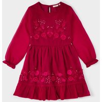 W. Flora Applique Flower Dress