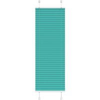 Berkfield Home Pleated Blind Petrol Green 40x100 cm Fabric Width 39.4 cm Polyester