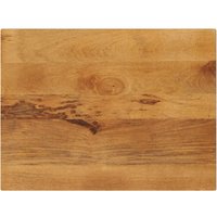 Berkfield Home Table Top 80x60x2.5 cm Rectangular Solid Wood Mango in Brown