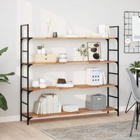 Berkfield Home Floating Shelves 3 pcs 120x30x2 cm Oil Finished Solid Wood Acacia in Brown | Size: 120 x 30 x 2 cm