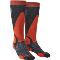 Bridgedale Men's Performance Lightweight Ski Socks in Mid Blue | Size: Large