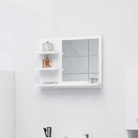 Berkfield Home Bathroom Mirror White 60x10.5x45 cm Engineered Wood