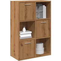 Berkfield Home Bookshelf Artisan Oak 60.5x30x90 cm Engineered Wood in Brown