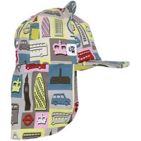 Little Hotdog Watson London Brights Cub Hat with Neck Flap | Size: 6-12 m