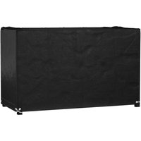 Berkfield Home Garden Furniture Cover 8 Eyelets 125x55x75 cm Rectangular in Black | Size: 125 x 55 x 75 cm