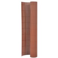Berkfield Home Double-Sided Garden Fence 110x500 cm Brown