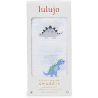 Lulujo Muslin Swaddle - Prehistoric Pals