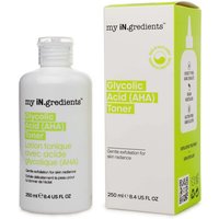 My iN.gredients Glycolic Acid (AHA) Exfoliating Toner 250ml in White