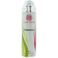 Louis Cardin Women's Compassion Deodorant Spray 200ml in Grey