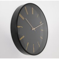 Native Home & Lifestyle Black 12" Modern Analogue Clock | Size: 1 Pack