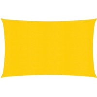 Berkfield Home Sunshade Sail 160 g/m ² Yellow 2x4 m HDPE