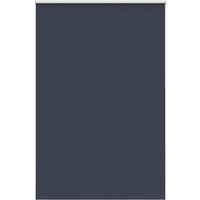Berkfield Home Roller Blind Blackout Marine 150x230 cm Fabric Width 146.6 cm Polyester in Blue