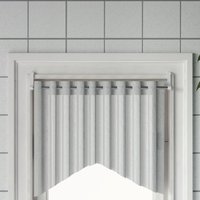 Berkfield Home Curtain Rails 2 pcs White & Silver 60-105 cm Aluminium