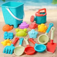 16 Pieces Beach Toy Bucket Set