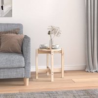 Berkfield Home Coffee Table Ø 42.5x45 cm Solid Wood Pine in Brown