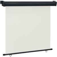 Berkfield Home Balcony Side Awning 160x250 cm Cream in Beige