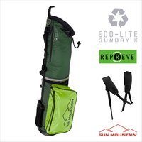 Sun Mountain Ecolite Sunday Bag Green-Rush-Green in Green