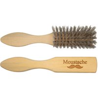 Moustache Barber's Brush - Smooth in Black