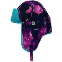 Little Hotdog Watson Arctic Cub Space Bunny Trapper Hat in Purple | Size: 6-8 Years