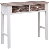 Berkfield Home Console Table Brown 90x30x77 cm Wood | Size: 90 x 30 x 77 cm