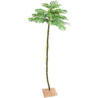 Berkfield Home LED Palm Tree Warm White 252 LEDs 400 cm