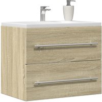 Berkfield Home Sink Cabinet Sonoma Oak 60x38.5x48 cm Engineered Wood in Brown