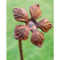 Poppyforge Pack of 3 Lilly Feature Plant Pin 5Ft - Steel - H154.2 cm - BM/RtR in Brown