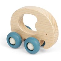 Bigjigs Toys Mini Animal Push Along (Elephant) - Wooden Push-Along Animals