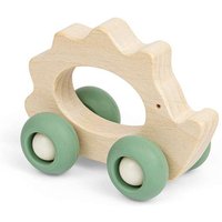 Bigjigs Toys Mini Animal Push Along (Hedgehog) - Wooden Push-Along Animals