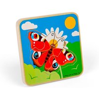 Butterfly Lifecycle Puzzle Life Cycle 4 Piece Chunky Puzzle 2 3 olds Quality Puzzles Jigsaw Puzzles