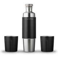 High Camp Flasks Firelight 750 Flask | Whiskey Flask 750ml in Black
