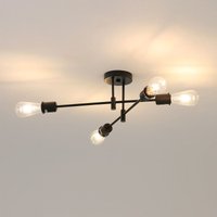 4 Light Sputnik Ceiling Lamp Modern Industrial Chandelier