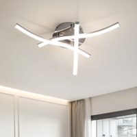 LED Ceiling Light 18W Elegant Curved Ceiling Lights 3 LED 4500K