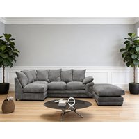 Furniture 786 Rio Fernando Left Hand Facing Corner Sofa in Grey